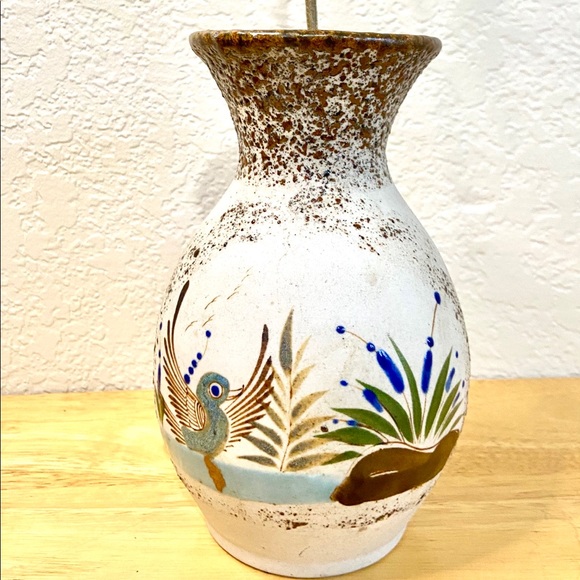Vintage Mexican Tonala Vase Pottery - Picture 1 of 4